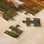 Puzzle Paysage d'étang de ferme par Mead Schaeffer (Côté)