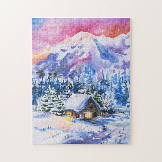 Puzzle Paysage d'hiver (Vertical)