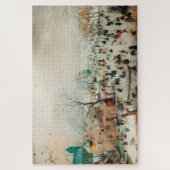 Puzzle Paysage D'Hiver Avec Patins De Glace (Vertical)