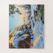 Puzzle Paysage d'hiver, Bessonof Art (Vertical)