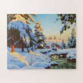 Puzzle Paysage d'hiver, Bessonof Art (Horizontal)