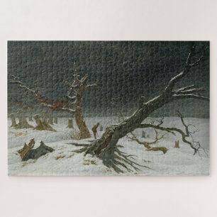 Puzzle Paysage d'hiver par Caspar David Friedrich