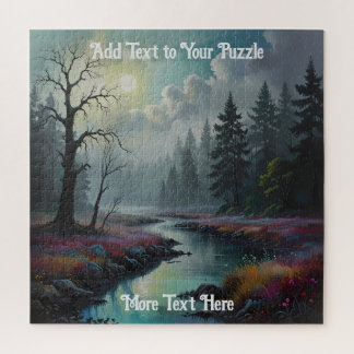 Puzzle Paysage dramatique et sombre