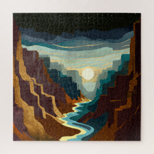 Puzzle Paysage du Canyon Sunset