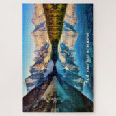 Puzzle Paysage du lac Moraine et réflexions, Canada, (Vertical)