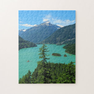 Puzzle Paysage du lac Mountain dans North Cascades WA