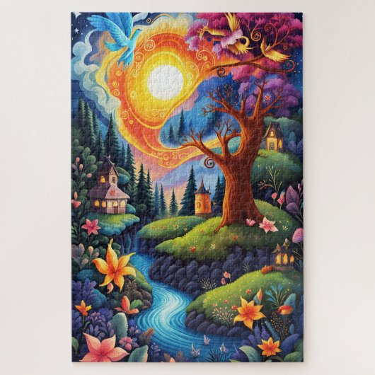 Puzzle Paysage du livre de contes 3 (Vertical)
