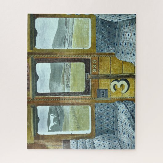 Puzzle Paysage du train (par Eric Ravilious) (Vertical)