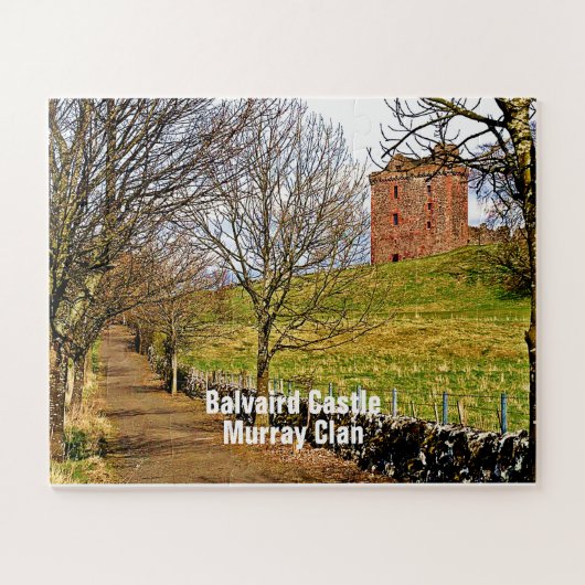 Puzzle Paysage écossais Balvaird Castle Murray Clan (Horizontal)
