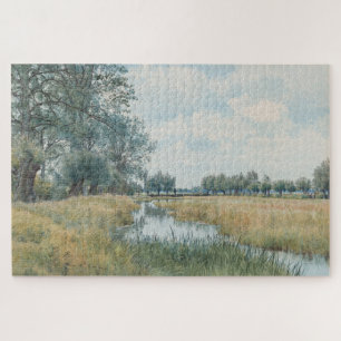 Puzzle Paysage fluvial près de St. Ives, Huntingdonshire