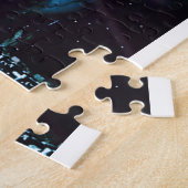 Puzzle Paysage foncé de vaporwave d'âmes (Côté)