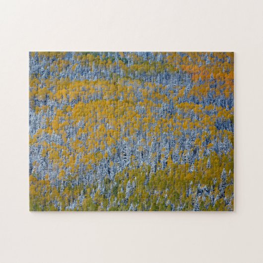Puzzle Paysage forestier en automne (Horizontal)