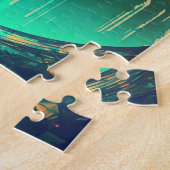 Puzzle Paysage futuriste du château d'Imaginaire (Côté)