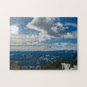 Puzzle Paysage hivernal des Rocheuses canadiennes Ciel