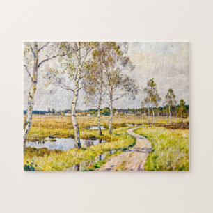 Puzzle Paysage impressionniste de Worpswede dans le Teufe