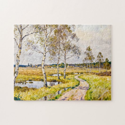 Puzzle Paysage impressionniste de Worpswede dans le Teufe (Horizontal)