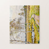 Puzzle Paysage impressionniste de Worpswede dans le Teufe (Vertical)