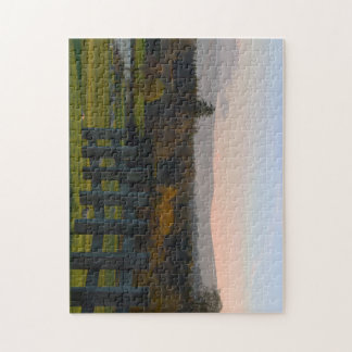 Puzzle Paysage irlandais spectaculaire. Le chemin vers le