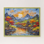 PUZZLE - Paysage japonais - Art numérique (Horizontal)