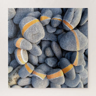 Puzzle paysage landart nature art galets