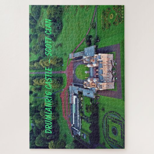Puzzle Paysage Le château de Drumlanrig de Scott Clan (Vertical)