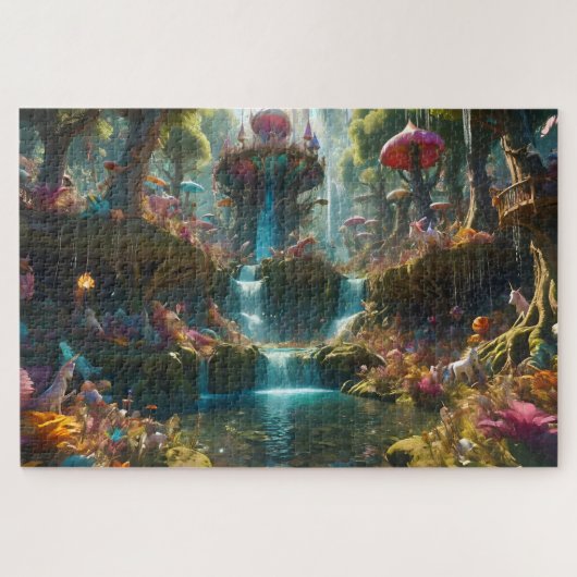 Puzzle Paysage magique des chutes d'eau (Horizontal)