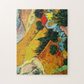 Puzzle Paysage Maison et Plowman Vincent Van Gogh (Vertical)
