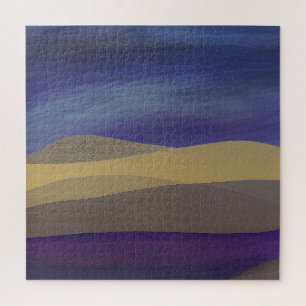 Puzzle Paysage marin abstrait Dunes fracturées 15