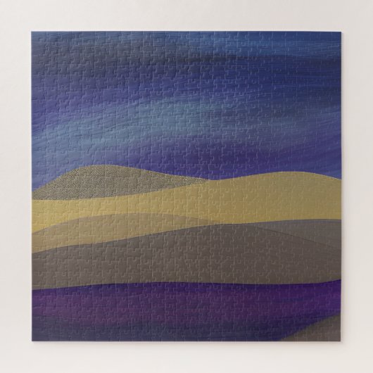 Puzzle Paysage marin abstrait Dunes fracturées 15 (Vertical)