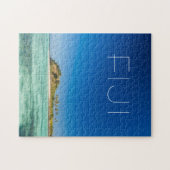 Puzzle Paysage marin de Blue Lagoon, Fidji (Horizontal)