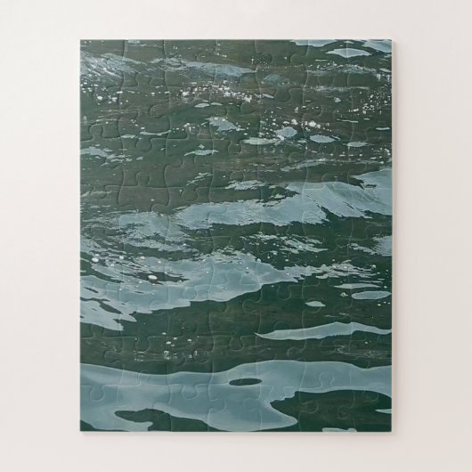 Puzzle Paysage marin d'eau calme et azur Océan Bleu Beau (Vertical)