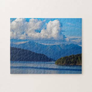 Puzzle Paysage Montagnes de l'océan Alaska Photo
