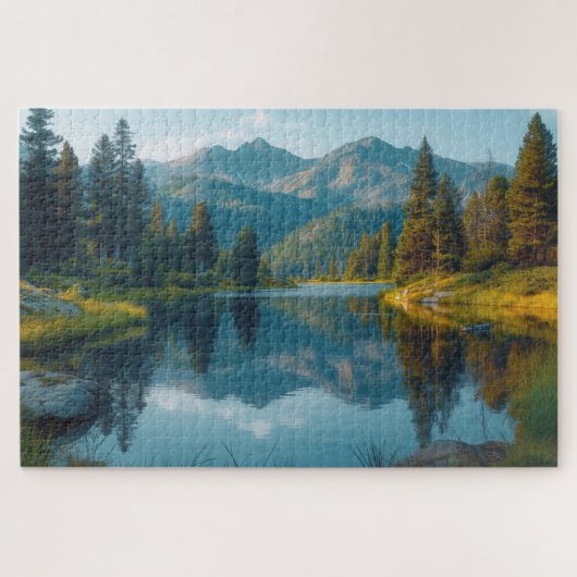 Puzzle Paysage naturel de l'heure bleue (Horizontal)