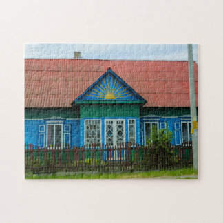 Puzzle Paysage naturel Village rural Maison de refuge