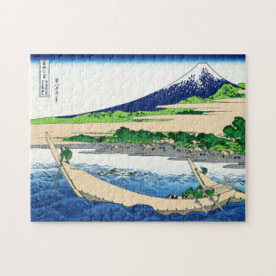 Puzzle Paysage oriental frais de vue de Hokusai Fuji de