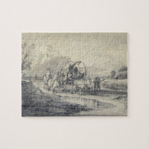 Puzzle Paysage ouvert de Thomas Gainsborough avec le