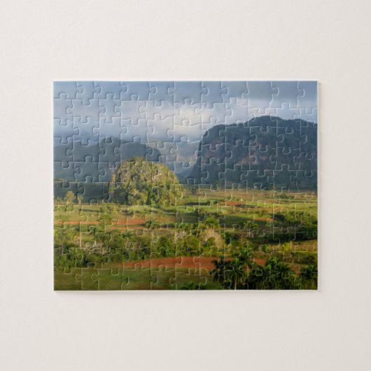 Puzzle Paysage panoramique de vallée, Cuba (Horizontal)