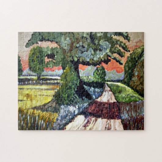 Puzzle paysage peint (Horizontal)
