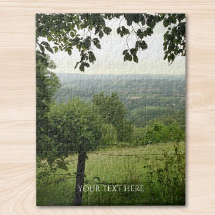 Puzzle Paysage personnalisé avec photo et texte personnal