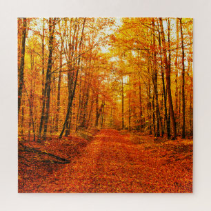 Puzzle Paysage pittoresque du Chemin d'Automne