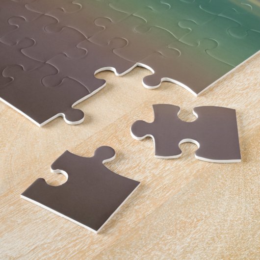 Puzzle Paysage pyramidal Conception géométrique abstraite (Côté)