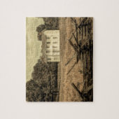 Puzzle Paysage rural du Sud Maison rurale coloniale rusti (Vertical)