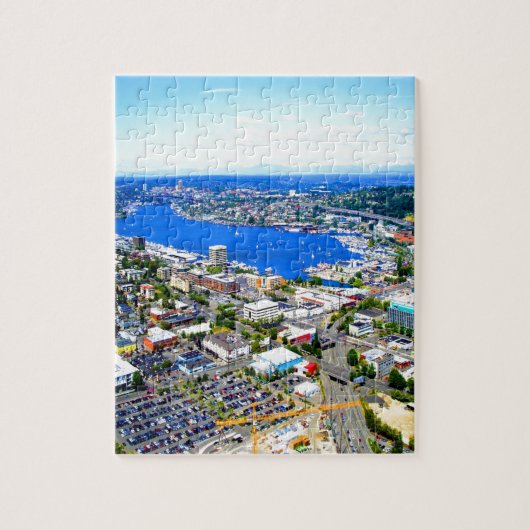Puzzle paysage Seattle Seattle du centre de navigation de (Vertical)
