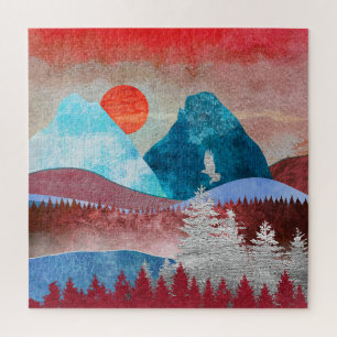 Puzzle Paysage Silver Eagle
