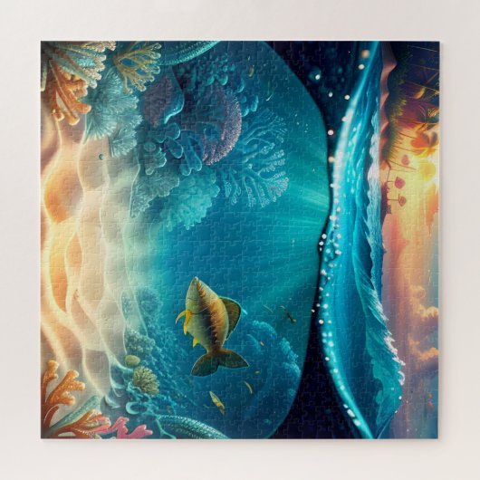 Puzzle Paysage sous-marin tropical (Horizontal)