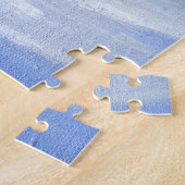 Puzzle Paysage Sunset Fox d'hiver. (Côté)