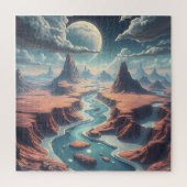 Puzzle Paysage surréaliste | Monde magique (Vertical)