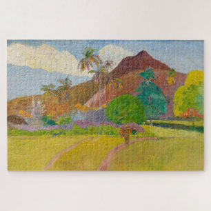 Puzzle Paysage tahitien (par Paul Gaugin)