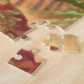 Puzzle Paysage Toscane dynamique Coucher de soleil Vert o (Côté)