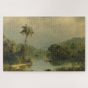 Puzzle Paysage tropical Église Frédéric Edwin
